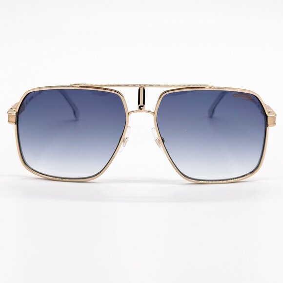 NEW CARRERA SUNGLASSES, CARRERA UNISEX GOLD/BLUE 1055/S J5G08 - Picture 5 of 10